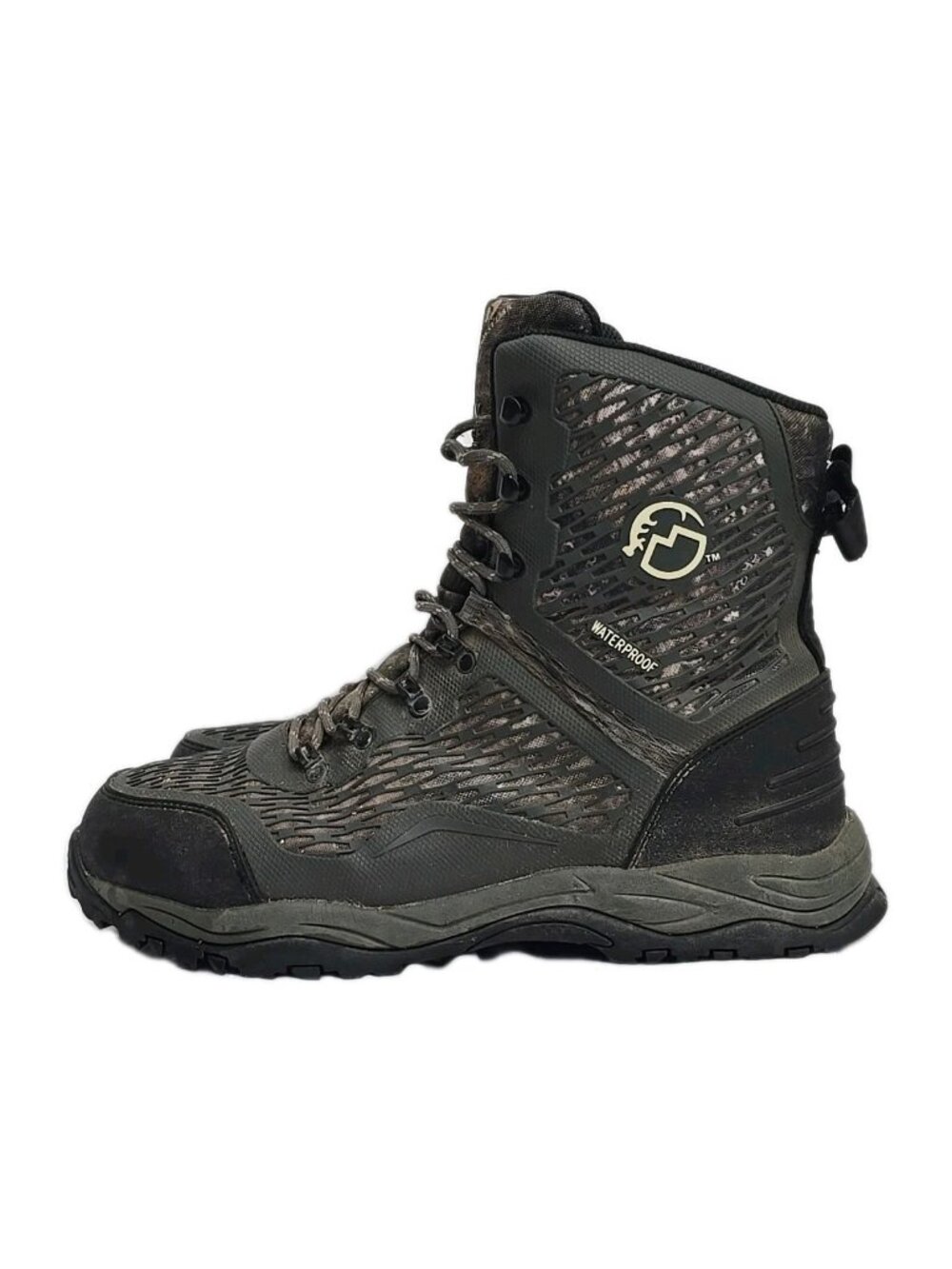 Men's Magellan Outdoors Pro Offroad Waterproof Boots Size 12D #163906 Mossy Oak - Picture 2 of 14